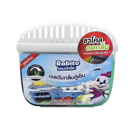 เจลดับกลิ่นตู้เย็น RABITO 120 กรัม ชาเขียวโพลีฟีนอล_0