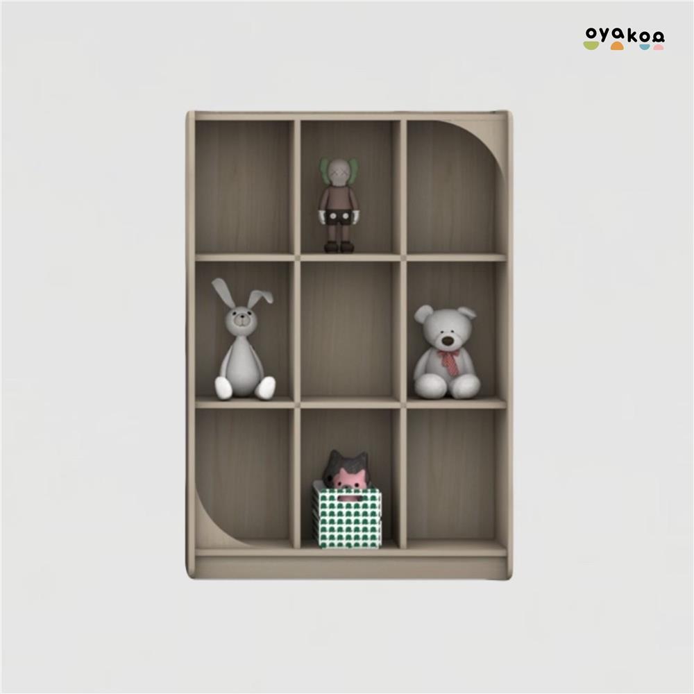 ตู้เก็บของโล่งสำหรับเด็ก 9 ช่อง OYAKOO CHARLIE’S CUBE 82.3 ซม. สีไวท์โอ๊ค