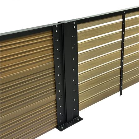 รั้วบังตาโปร่ง SUNSHIELD SET-B S90 0.6x2 ม. สีโอ๊ค_4