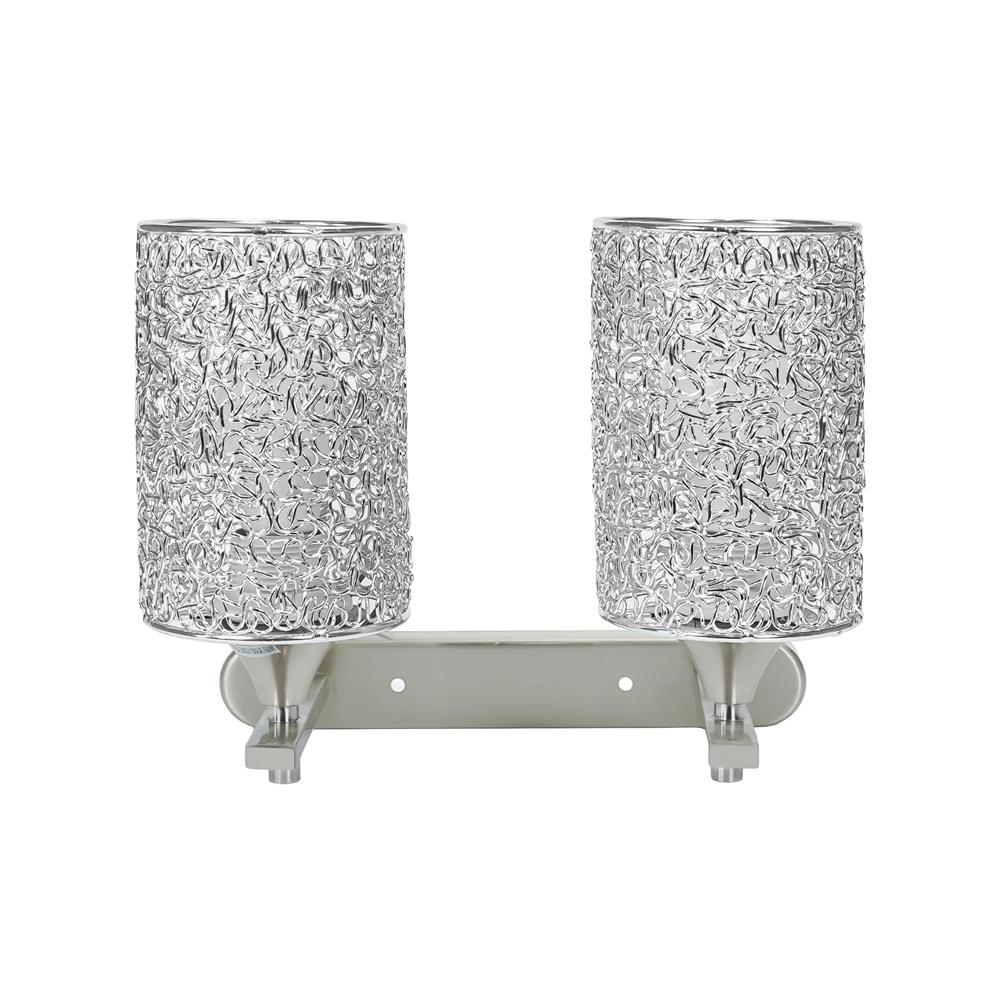 ไฟกิ่งภายใน CARINI 18614N-2BSN สีเงิน 2 หัว