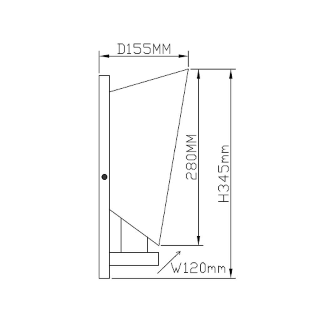 ไฟกิ่งภายใน CARINI B596-1 สีขาว/ลายไม้ 1 หัว