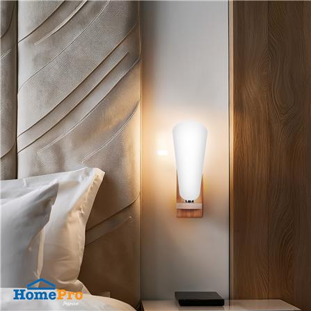 ไฟกิ่งภายใน CARINI B596-1 สีขาว/ลายไม้ 1 หัว_3