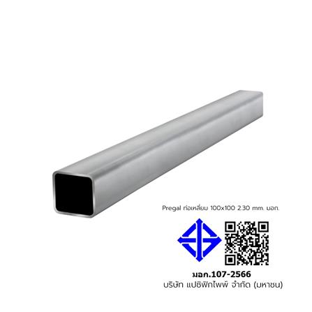 เหล็กท่อแบน หนา 2.30 มม. 100x100 มม._2