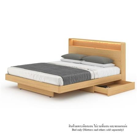เตียง 6 ฟุต SB FURNITURE HAGI 19217661 สี MONACO OAK_1