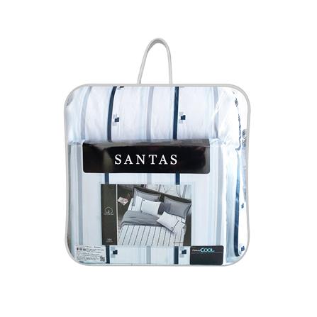 ชุดผ้าปูที่นอน 6 ฟุต (ชุด 7 ชิ้น) SANTAS COTTON USA BEACHHOUSE WH_5