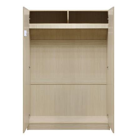 ตู้เสื้อผ้า 2 บานเปิด FURDINI PROGRET 120 ซม. สีโอ๊ค_4