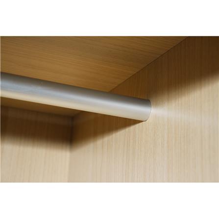 ตู้เสื้อผ้า 2 บานเปิด FURDINI PROGRET 120 ซม. สีโอ๊ค_5