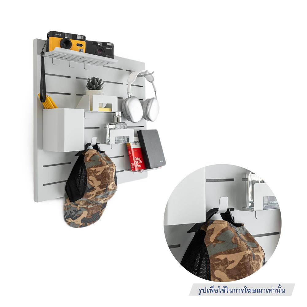ที่แขวนของเหล็ก SPACEMAKER 3.4X4.7X4.5 ซม. สีดำ