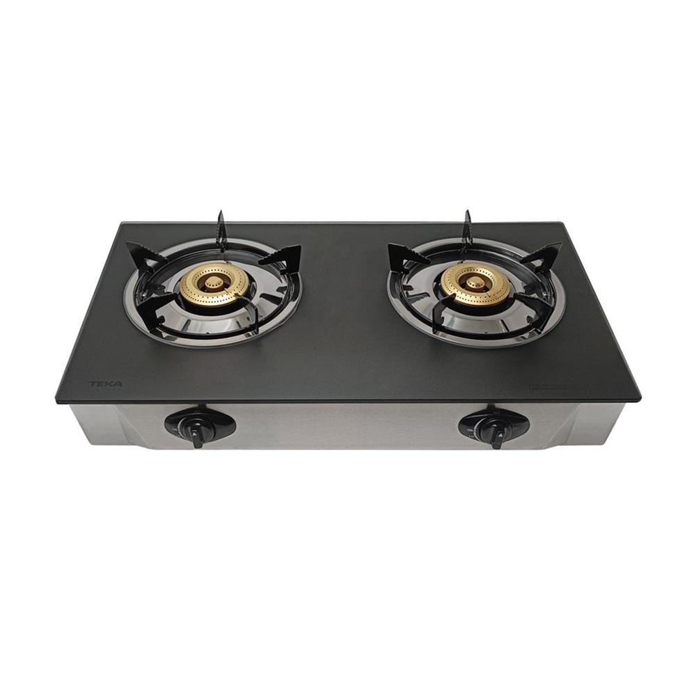 เตาแก๊สตั้งโต๊ะ 2 หัวแก๊ส LINEA GML2G TOPGLASS