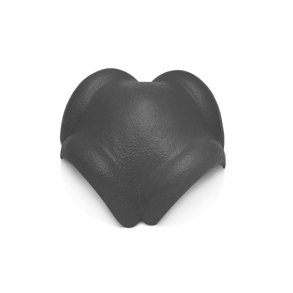 ครอบโค้ง 4 ทาง DURAONE ลอนเศรษฐี สีเทามงคล