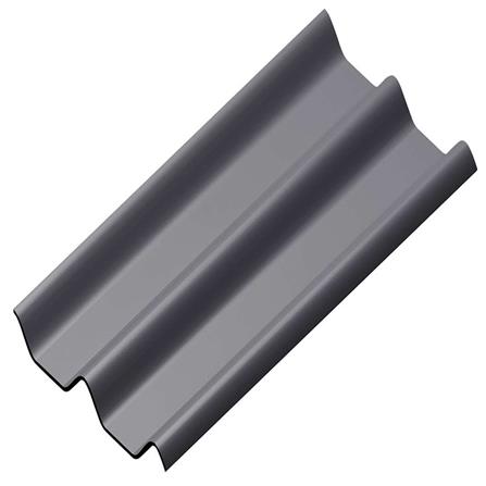 กระเบื้องหลังคาลอนคู่ DURAONE 50x150x0.5 ซม. สีเทาหมอกเมฆา_0