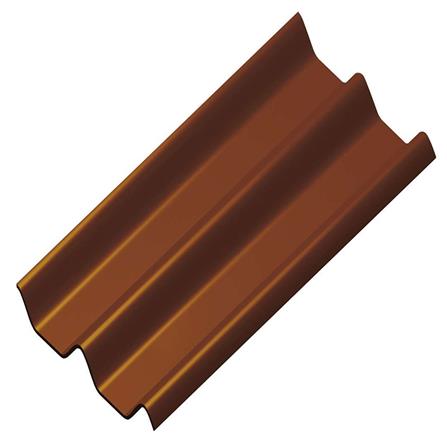 กระเบื้องหลังคาลอนคู่ DURAONE 50x150x0.5 ซม. สีน้ำตาลมีสุข_0