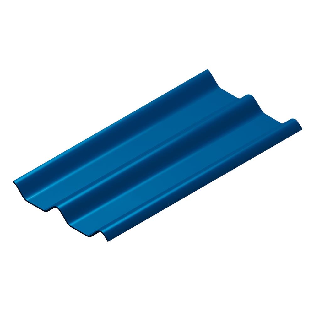 กระเบื้องหลังคาลอนคู่ DURAONE 50x120x0.5 ซม. สีน้ำเงินวาสนา