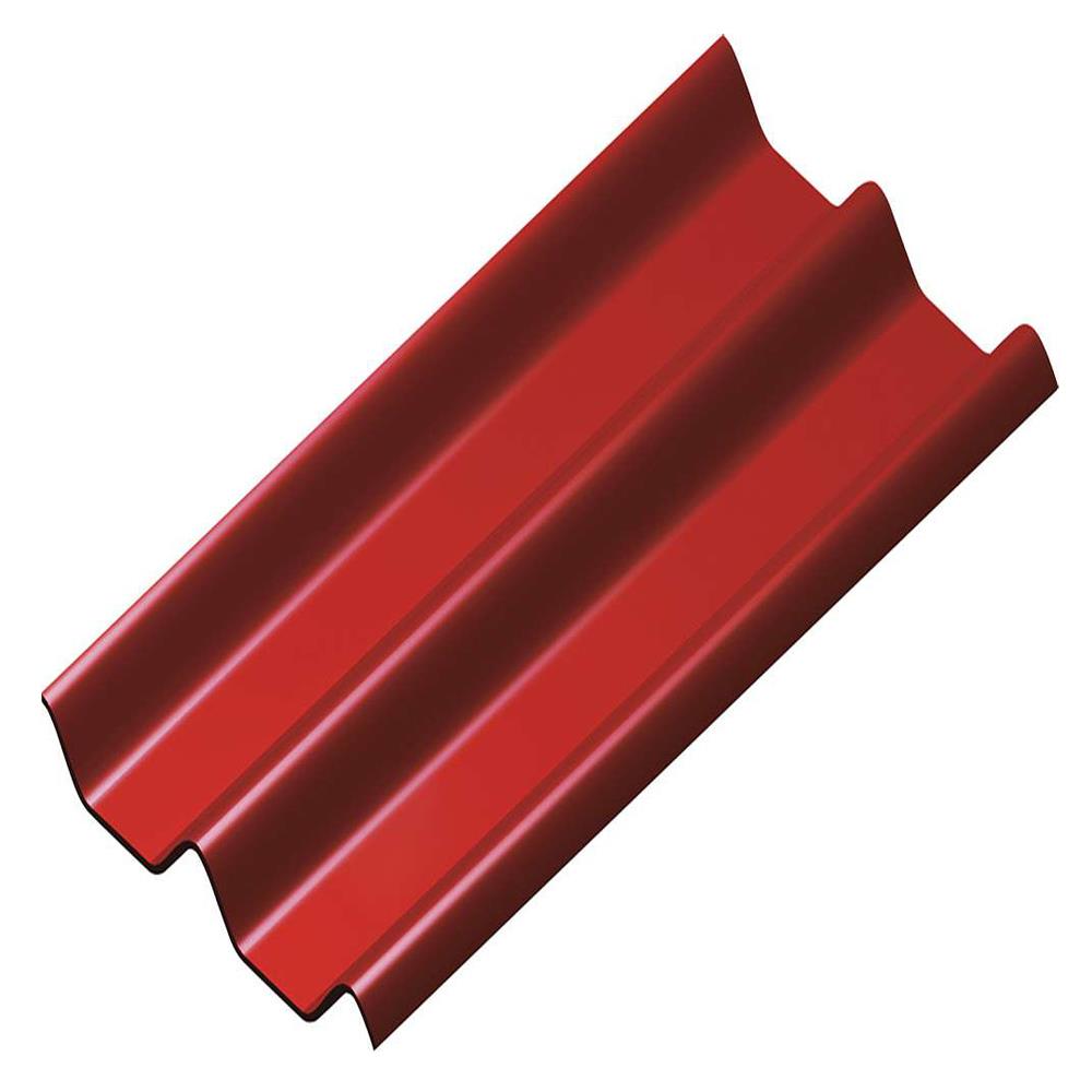 กระเบื้องหลังคาลอนคู่ DURAONE 50x150x0.5 ซม. สีแดงเศรษฐี