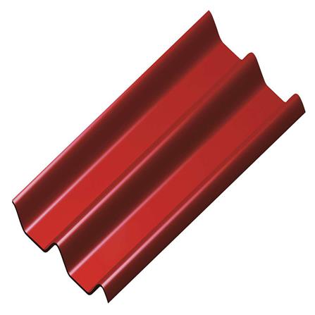 กระเบื้องหลังคาลอนคู่ DURAONE 50x150x0.5 ซม. สีแดงเศรษฐี_0