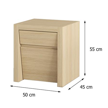 ตู้ข้างเตียง FURDINI TUSCANI 50 ซม. สี NT OAK_7