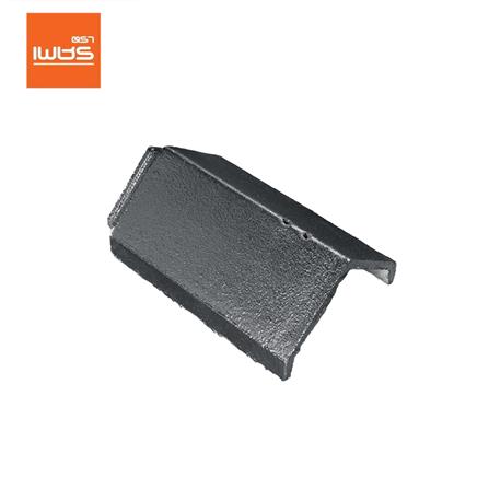 ครอบสันหลังคาอดามัส แบบเรียบ ตราเพชร 25x38.4 ซม. สีเทาปฐพี_0