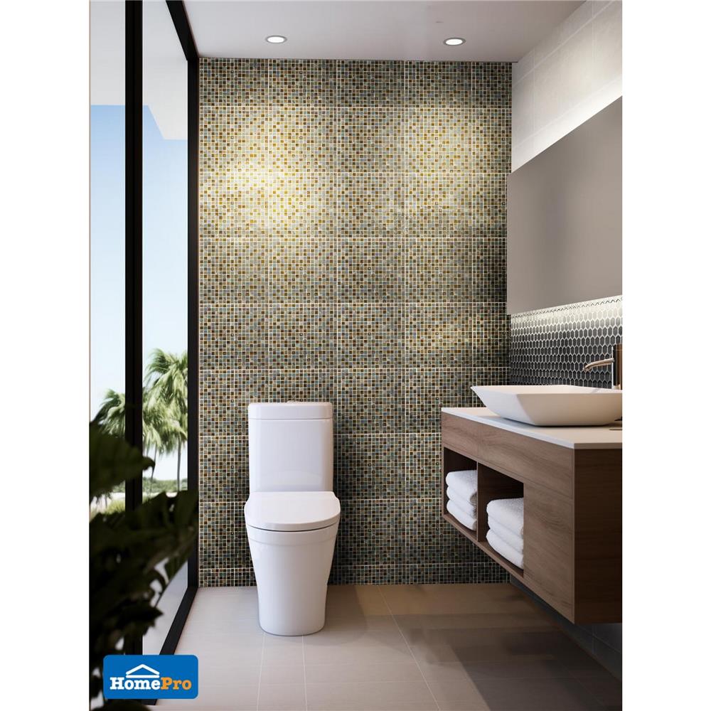 โมเสคแก้ว 30x30 ซม. DURAGRES เมทาลิค เวนัท