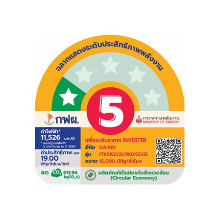 แอร์ผนัง DAIKIN FTKD15ZV2S 15000 บีทียู อินเวอร์เตอร์_4