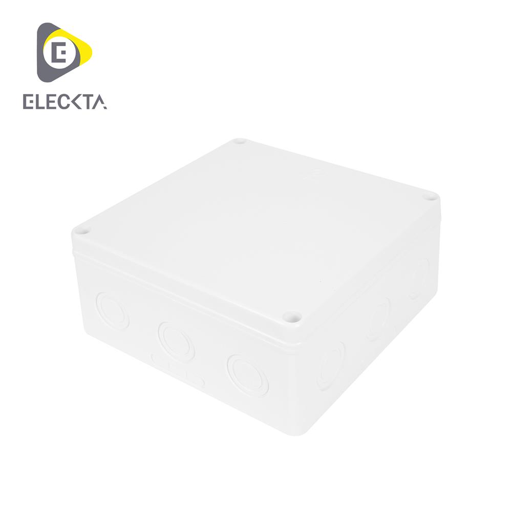 กล่องพักสาย ELECKTA 8X8 นิ้ว สีขาว