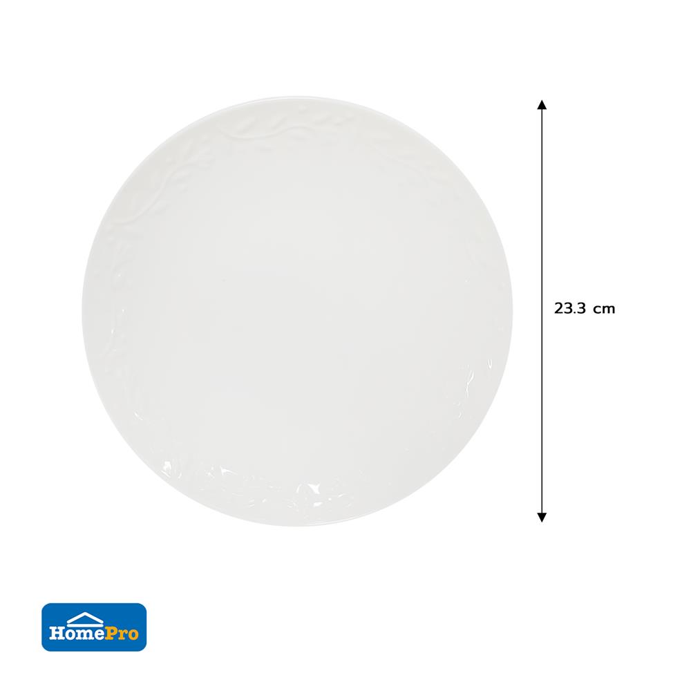 จานบัวเซรามิก 9 นิ้ว KECH DINING LEAF