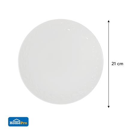 จานบัวเซรามิก 8 นิ้ว KECH DINING LEAF_1