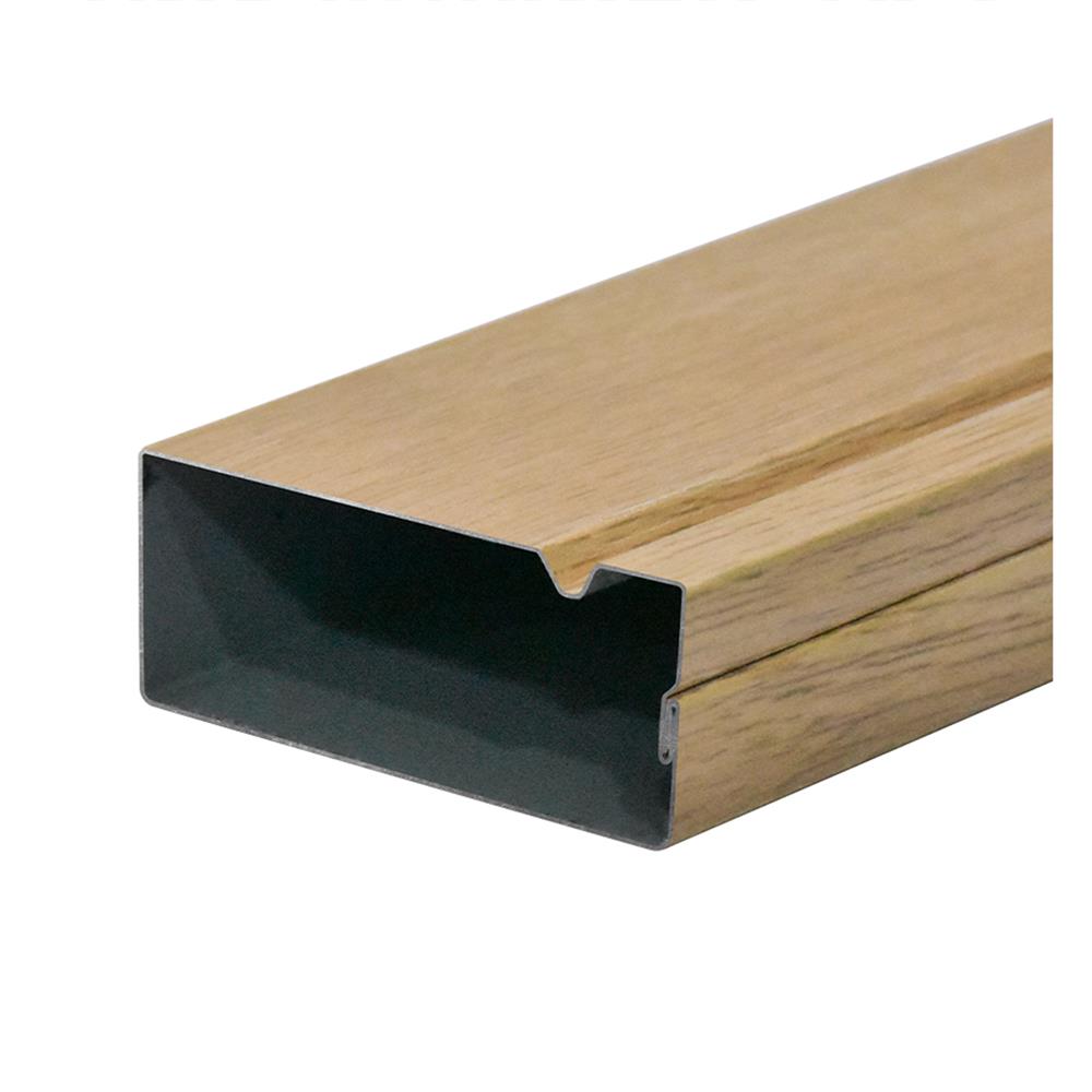 ระแนงเหล็กเคลือบลายไม้ ARON 4 นิ้ว สีบีช