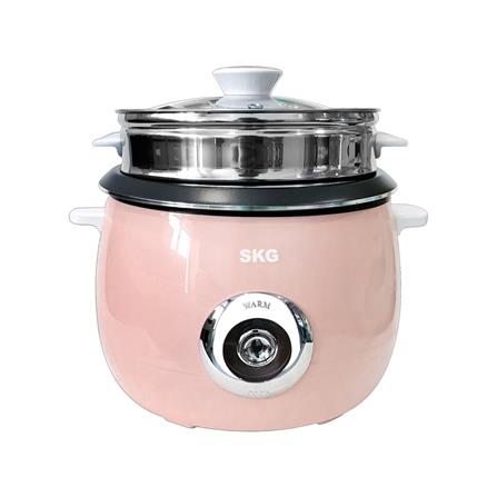 หม้อหุงข้าวธรรมดา SKG SK-718 1.8 ลิตร สีชมพู_0