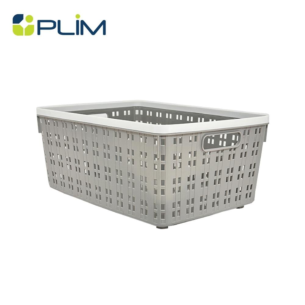 ตะกร้าผ้าเหลี่ยม PLIM FLOW HH-1254 SIZE M สีเทา