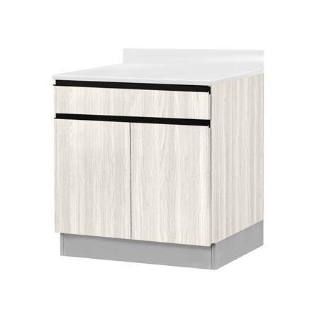 ตู้ตั้งพื้นท็อปเรียบ TSS W SANKI THE KITCHEN PRO 61.5 ซม. สีเนเชอรัลแอช_1