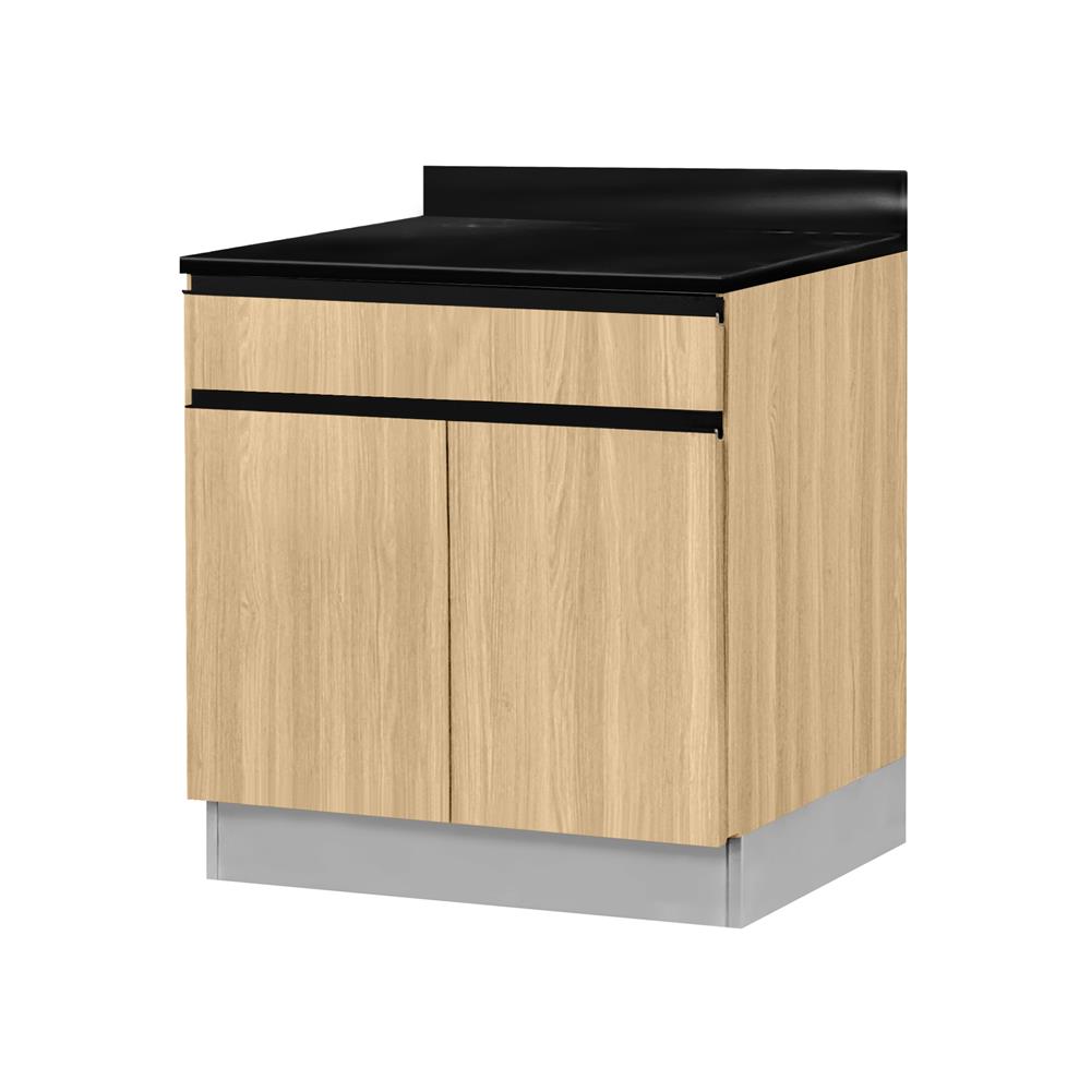 ตู้ตั้งพื้นท็อปเรียบ TSS B SANKI THE KITCHEN PRO 61.5 ซม. สีเชอร์รี่คาปูชิโน