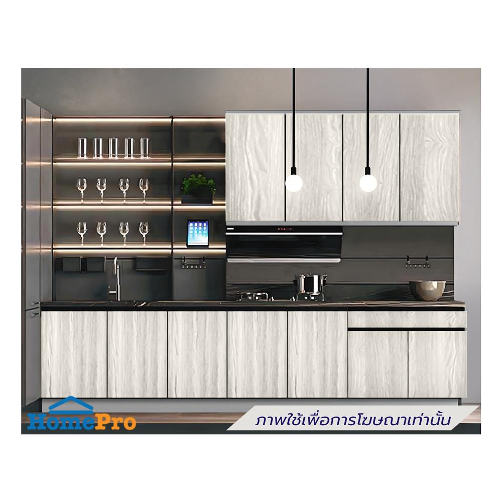 ตู้ตั้งพื้นท็อปเรียบ TSS B SANKI THE KITCHEN PRO 61.5 ซม. สีเนเชอรัลแอช