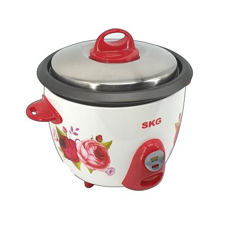 หม้อหุงข้าวธรรมดา SKG SK-282 2.8 ลิตร สีขาว/แดง_2