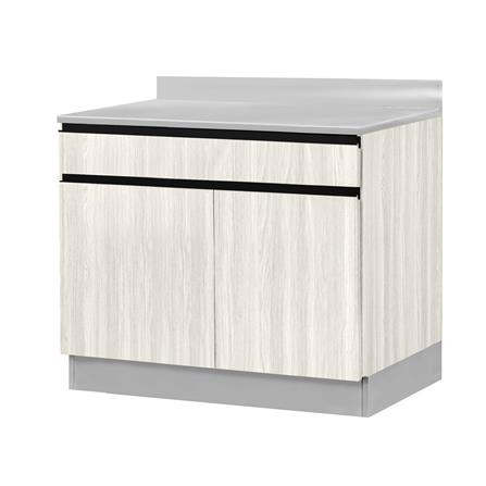 ตู้ตั้งพื้นท็อปเรียบ SL SANKI THE KITCHEN PRO 81.5 ซม. สีเนเชอรัลแอช_1