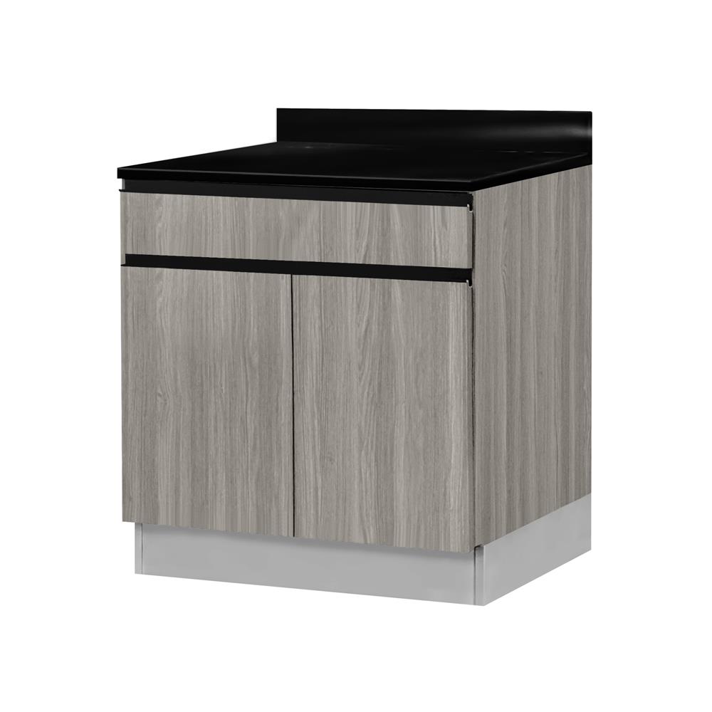 ตู้ตั้งพื้นท็อปเรียบ TSS B SANKI THE KITCHEN PRO 61.5 ซม. สีดริทโตโอ๊ก