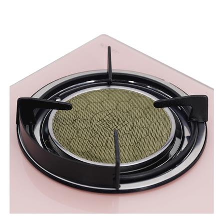 เตาแก๊สตั้งโต๊ะ 2 หัวแก๊ส LUCKY FLAME AG-2102S(P) สีชมพู_4