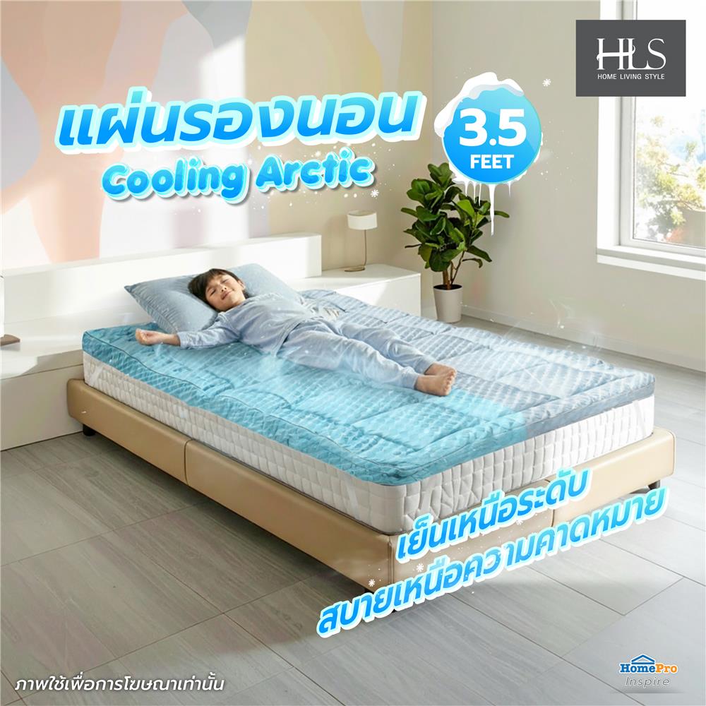 แผ่นรองนอน 3.5 ฟุต HOME LIVING STYLE COOLING ARCTIC