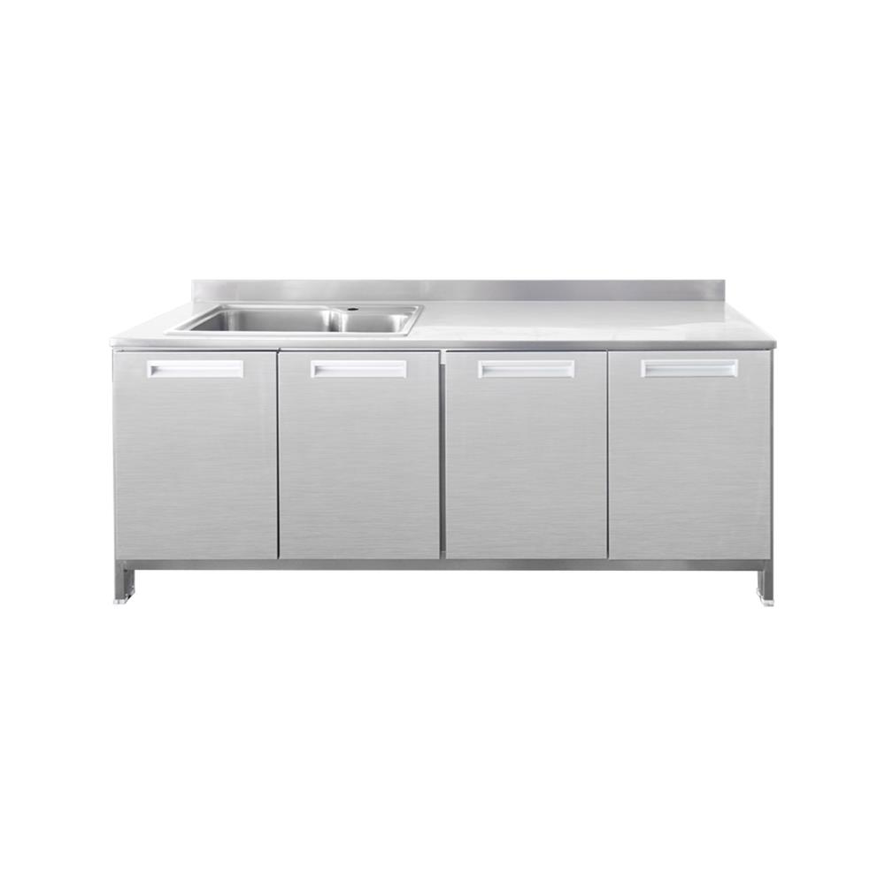 ตู้ตั้งพื้นท็อปซิงค์ 1 หลุม SANKI CLEAN KITCHEN SMC-NS1 180 ซม.