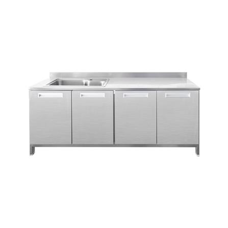 ตู้ตั้งพื้นท็อปซิงค์ 1 หลุม SANKI CLEAN KITCHEN SMC-NS1 180 ซม._1