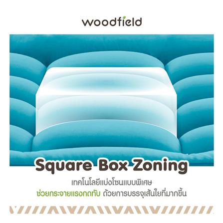 แผ่นรองนอน 5 ฟุต WOODFIELD WARRANT สี DARK BROWN_6