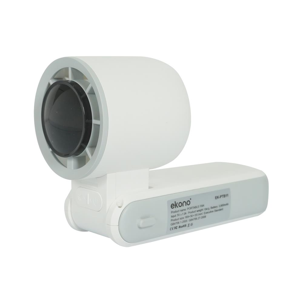 พัดลมพกพา 1.6 นิ้ว EKONO EK-PTB11 สีขาว
