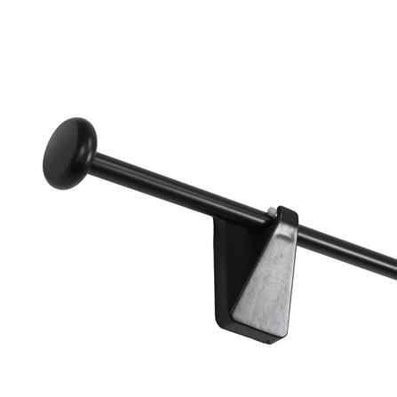 รางเหล็ก ยืดหด HOME LIVING STYLE COLLE 110-210 ซม. สีดำ_2