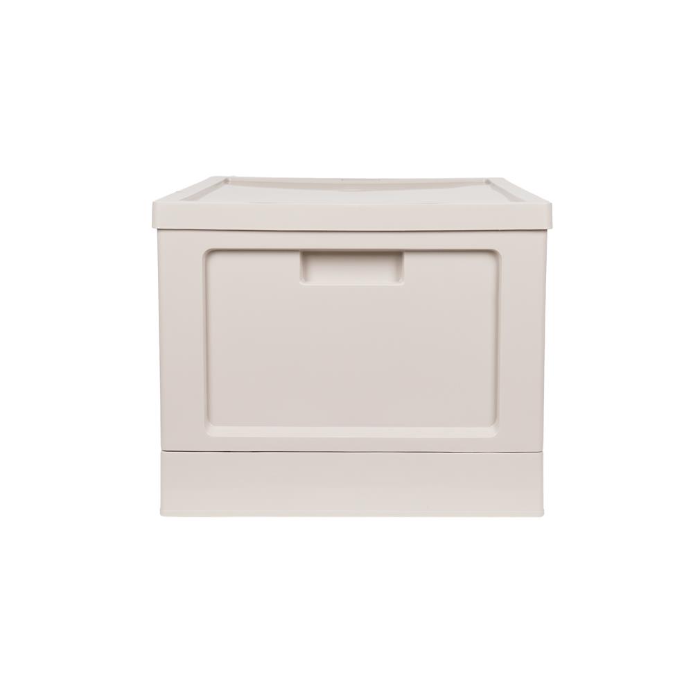 กล่องเก็บของพับได้ STACKO LAURA 55 ลิตร 50.5X36.5X29.5 ซม. สีขาว