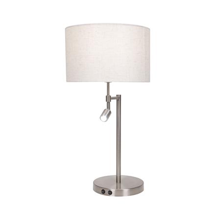 ไฟตั้งโต๊ะ LED CARINI MT15-3682 3 วัตต์ สีขาว/เงิน_1