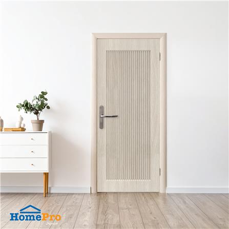 ประตูภายใน UPVC เจาะลูกบิด AZLE PZ05 80x200 ซม. สี WHITE GRAY_5