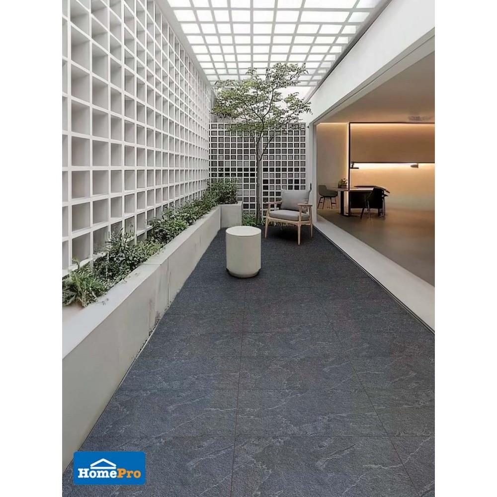 กระเบื้องพื้น 40x60 ซม. TARA รัสติกร็อค เทาเข้ม PM 1.2 ตร.ม.
