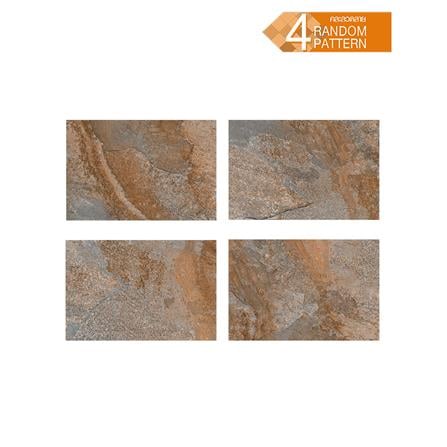 กระเบื้องพื้น 40x60 ซม. TARA รัสติกร็อค น้ำตาล หนา 13 มม. PM 1.2 ตร.ม._1