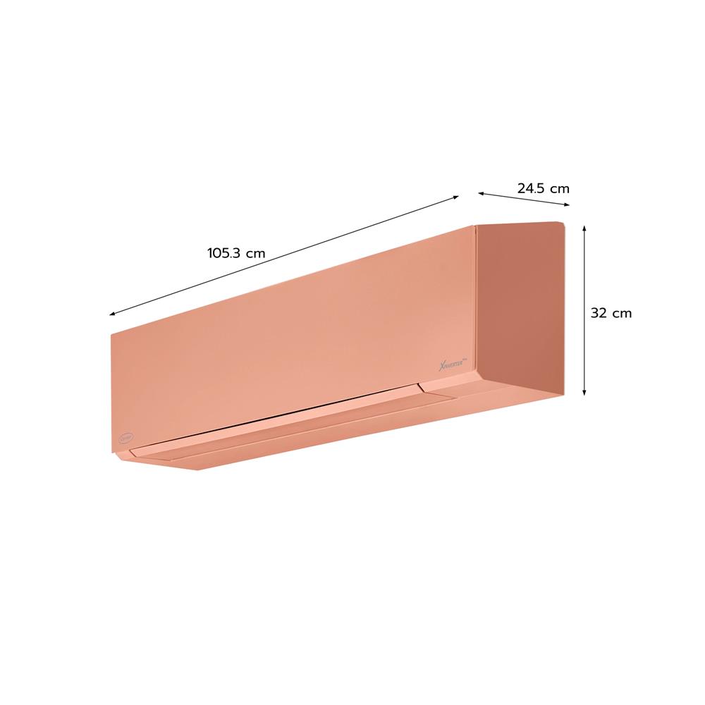 แอร์ผนัง CARRIER 42TVAB033BPI 30000บีทียู อินเวอร์เตอร์ สีชมพู