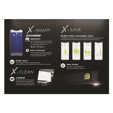 แอร์ผนัง CARRIER 42TVAB033BPI 30000บีทียู อินเวอร์เตอร์ สีชมพู_3