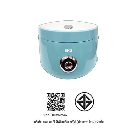 หม้อหุงข้าว MANUAL SKG SK-125 1.2 ลิตร สีขาว/ฟ้า_6